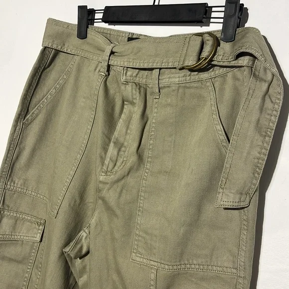 Banana Republic Utility High Rise Cargo Pants Surplus Green Size 10 - Picture 7 of 14